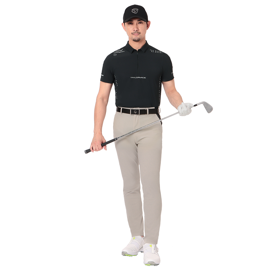 Ao-Coc-tay-T-ICE-Carbon-5 Áo Polo Ngắn Tay Thể Thao Cho Nam TAYLORMADE T-ICE Carbon