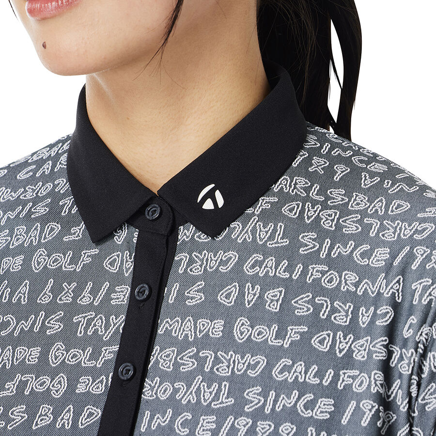 Áo Polo Golf Nữ Wording Jacquard TL520