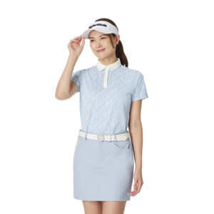 Áo polo ngắn tay golf nữ script graphic TaylorMade TL800