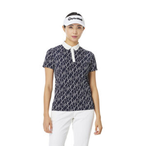 Áo polo ngắn tay golf nữ script graphic TaylorMade TL800