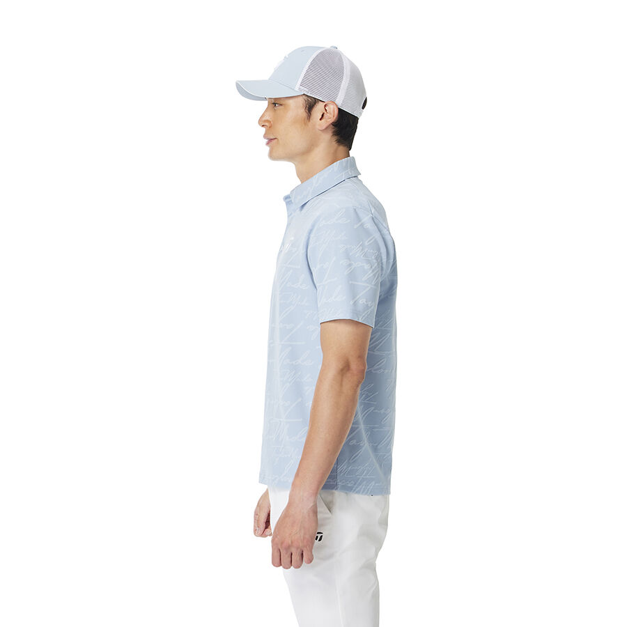 Áo polo ngắn tay golf script jacquard TaylorMade 