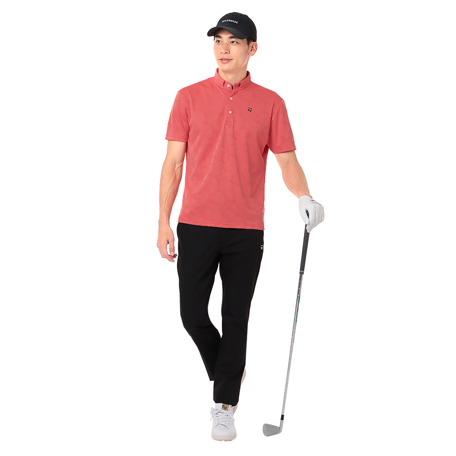 Flower-jacquard-SS-polo Áo Polo Ngắn Tay Cho Nam TAYLORMADE Hoa Văn Flower Jacquard