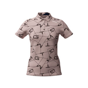 Áo Polo Golf Cộc Tay Nữ Letter Graphic TJ197