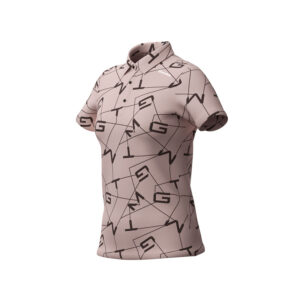 Áo Polo Golf Cộc Tay Nữ Letter Graphic TJ197