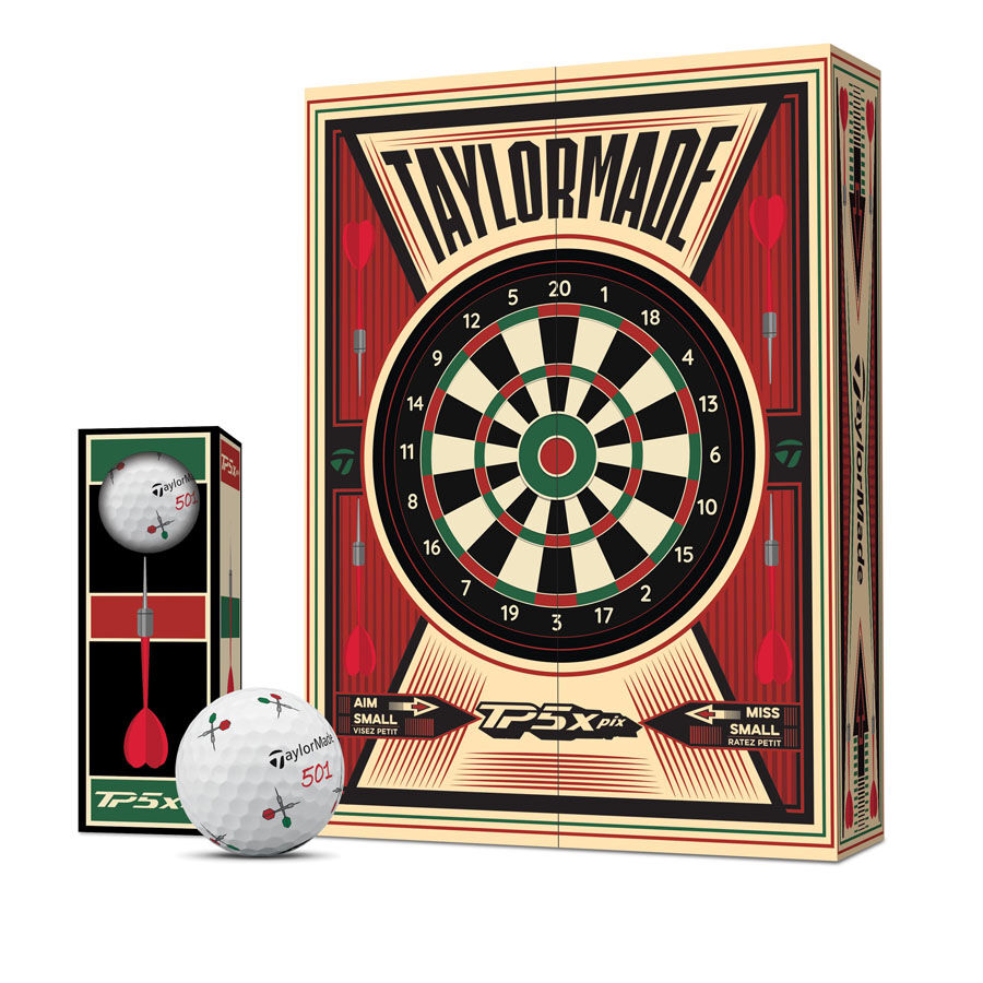 V9938001_zoom_D5 Bộ Bóng Golf TP5x Stripe pix Darts TaylorMade 2025